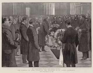 The Funeral of the Late Lord Leighton, the Ceremony in St Paul